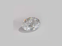 Diamant-ovaal vorm 1,0 cts de vs - afbeelding 2 van  3
