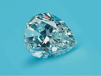 Diamant-pear cut 2 ct's - igi gecertificeerd f vs2 - afbeelding 2 van  4