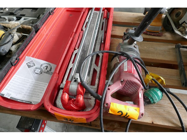 Diamantboormachine senco + tegelsnijder rubi - afbeelding 1 van  7