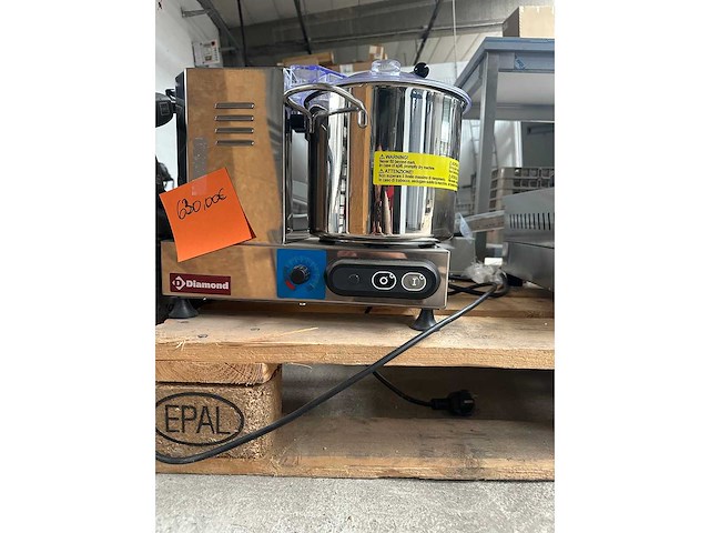 Diamond - csp/6v - roestvrijstalen snijder, 6 liter met variabele snelheid - afbeelding 1 van  1