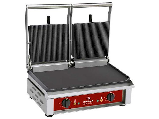 Diamond - dubbele geëmailleerde grillcontact - diamond contactdg2/sn - andere kookaccessoires - afbeelding 1 van  1
