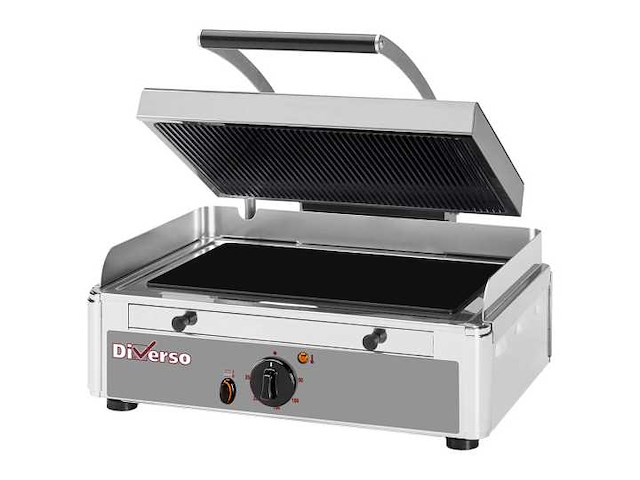 Diamond - medium keramische glazen paninigrill - energieverbruik - wr-mgve-45 - diamond - broodrooster & broodroostermachine - afbeelding 1 van  1