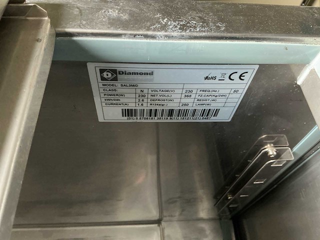 Diamond - sal3m/d - back bar cooler - afbeelding 5 van  10