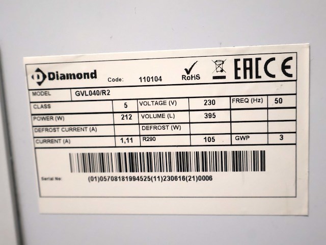 Diamond bakfrigo - afbeelding 4 van  5