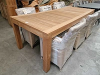 Diamond collection tuintafel vast rechthoek brede latten 240 x 100cm - afbeelding 1 van  4