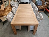 Diamond collection tuintafel vast rechthoek brede latten 240 x 100cm - afbeelding 2 van  4