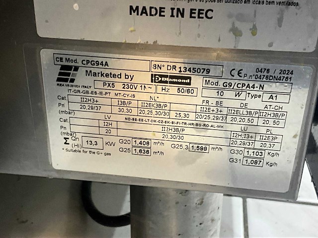 Diamond gas pastakoker - afbeelding 4 van  4