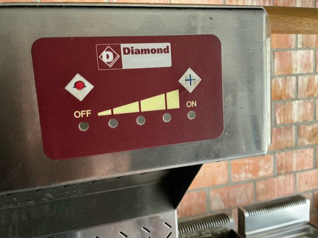 Diamond logic line lp m12 l professionele pizzaoven (12 sr.) - afbeelding 1 van  6