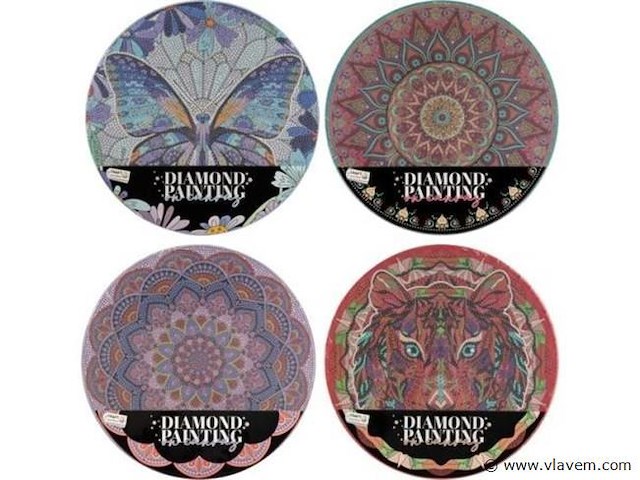 Diamond painting set - 8 delig - afbeelding 1 van  1