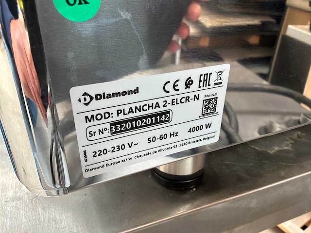 Diamond plancha 2-elcr-n bakplaat - afbeelding 4 van  4