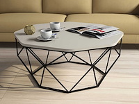 Diamond salontafel | 100% melamine | crème - afbeelding 1 van  4