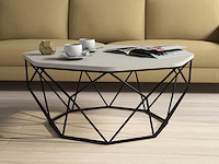 Diamond salontafel | 100% melamine | crème - afbeelding 2 van  4