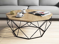Diamond salontafel | 100% melamine | eiken - afbeelding 1 van  4