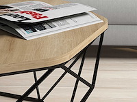 Diamond salontafel | 100% melamine | eiken - afbeelding 3 van  4