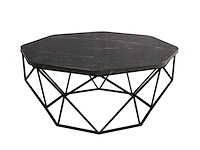 Diamond salontafel | 100% melamine | zwart - afbeelding 2 van  4