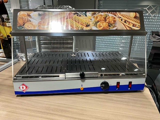 Diamond warmhoudvitrine worstenbroodjes, pizza,… - afbeelding 1 van  4
