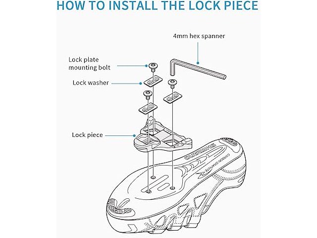Dibotell fietsschoenplaatjes - afbeelding 4 van  4