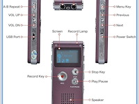 Dictafoon - afbeelding 1 van  2