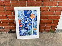 Didier de lannoy zeefdruk - afbeelding 1 van  3