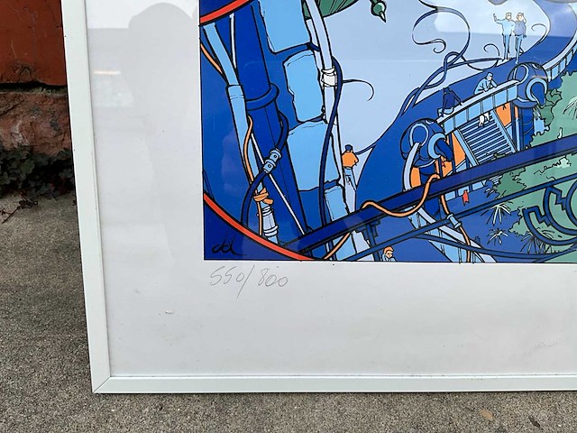 Didier de lannoy zeefdruk - afbeelding 2 van  3