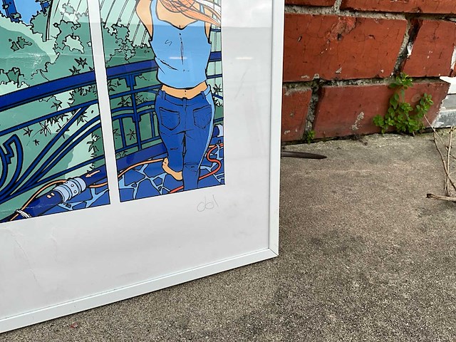 Didier de lannoy zeefdruk - afbeelding 3 van  3