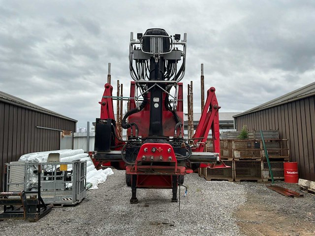 Diebolt s385ae bosbouw semi-trailer log carrier - uitgerust met friedrich crane - afbeelding 10 van  55