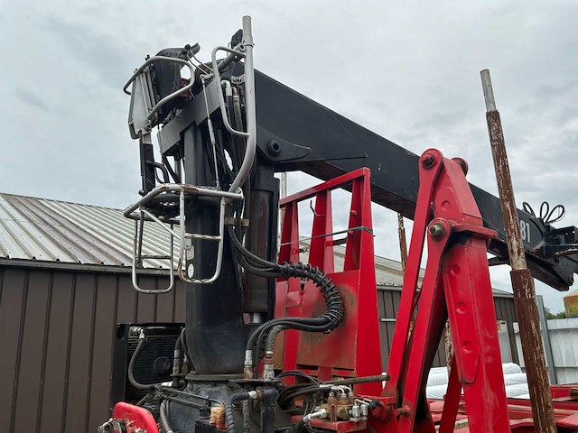 Diebolt s385ae bosbouw semi-trailer log carrier - uitgerust met friedrich crane - afbeelding 12 van  55