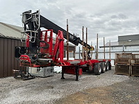 Diebolt s385ae bosbouw semi-trailer log carrier - uitgerust met friedrich crane - afbeelding 1 van  55