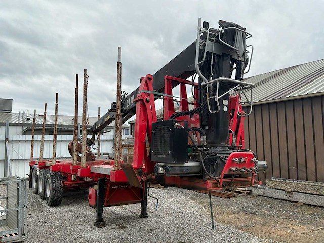 Diebolt s385ae bosbouw semi-trailer log carrier - uitgerust met friedrich crane - afbeelding 8 van  55