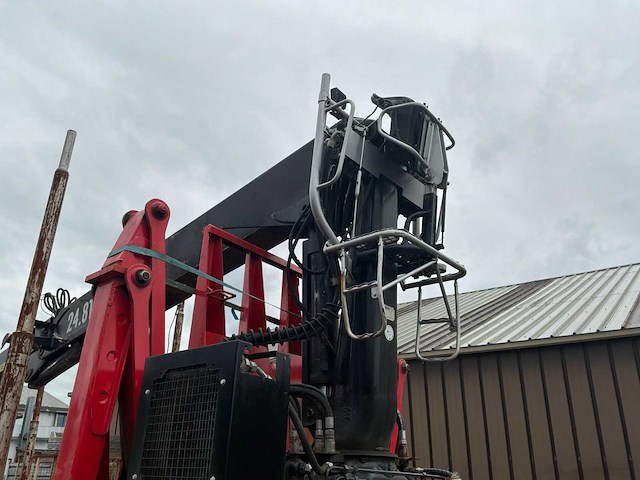 Diebolt s385ae bosbouw semi-trailer log carrier - uitgerust met friedrich crane - afbeelding 8 van  55