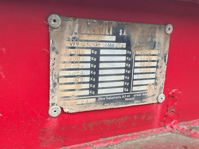 Diebolt s385ae bosbouw semi-trailer log carrier - uitgerust met friedrich crane - afbeelding 44 van  55