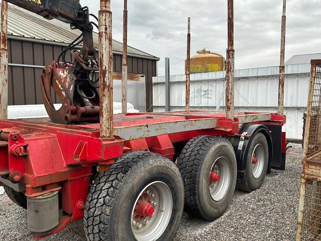 Diebolt s385ae bosbouw semi-trailer log carrier - uitgerust met friedrich crane - afbeelding 34 van  55