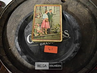 Dienblad guinness + koekendoos koningspaar (boudewijn en fabiola) - afbeelding 1 van  4