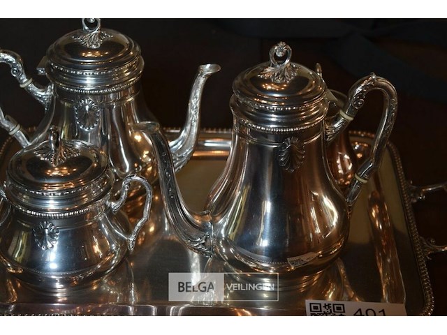 Dienblad met theekan /koffiekan - afbeelding 3 van  5