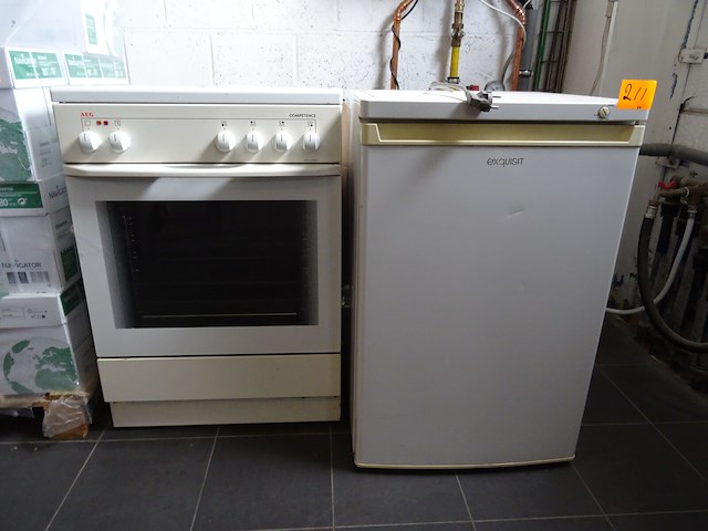 Diepvries exquisit + oven aeg - afbeelding 1 van  7