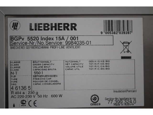 Diepvries liebbherr - afbeelding 4 van  4