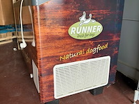 Diepvries met vitrine - afm b175 x d65 x h80 cm - afbeelding 2 van  5