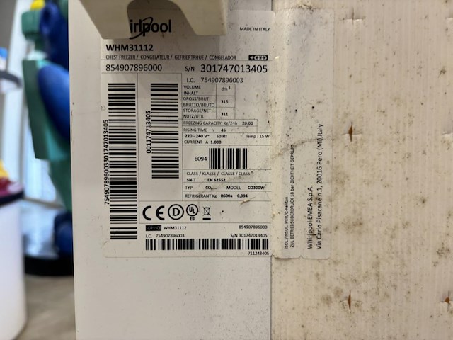 Diepvrieskoffer whirlpool - afbeelding 5 van  5