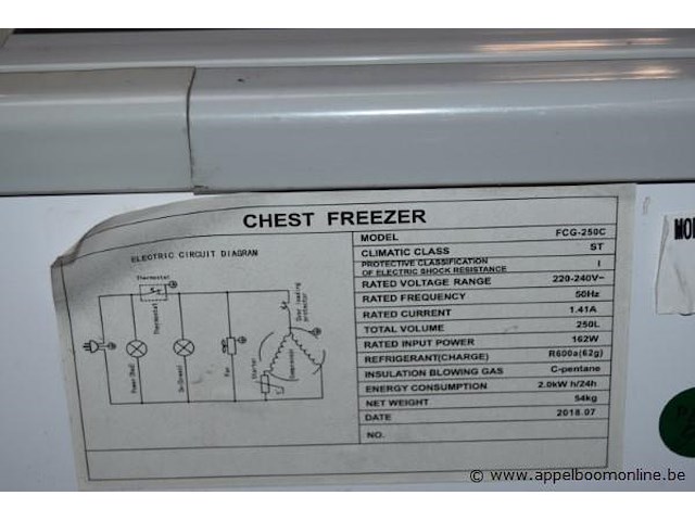 Diepvrieskoffer - afbeelding 2 van  2