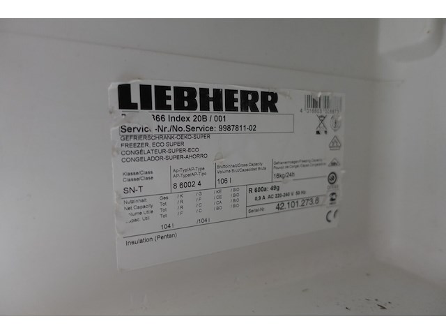 Diepvriezer liebherr - afbeelding 6 van  6