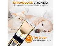 Dierentondeuse - oplaadbaar - 2 uur draadloos gebruik - afbeelding 7 van  7