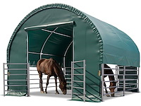 Dierenverblijf / cattle tent 6000x6000x3700mm rte 2026 nieuw - afbeelding 1 van  1