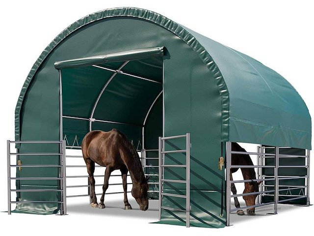 Dierenverblijf / cattle tent 6000x6000x3700mm rte 2026 nieuw - afbeelding 1 van  1