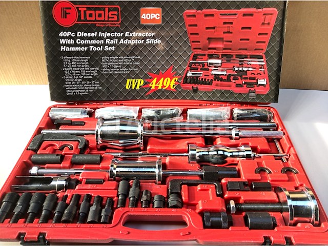 Diesel verstuiver slagtrekker inclusief adapters - afbeelding 1 van  3