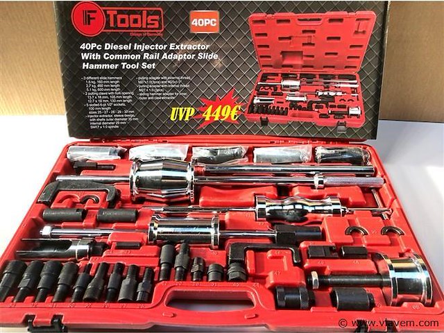 Diesel verstuiver slagtrekker inclusief adapters - afbeelding 1 van  3