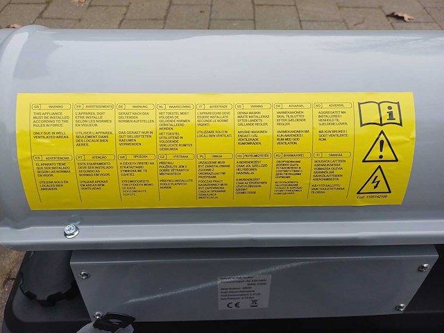 Dieselkachel apex lxc30 - afbeelding 2 van  5