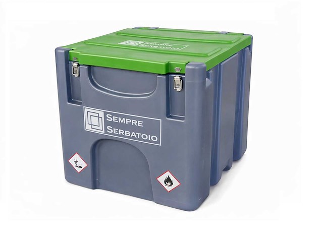 Dieseltank 200l met 12v pomp nieuw - afbeelding 1 van  6