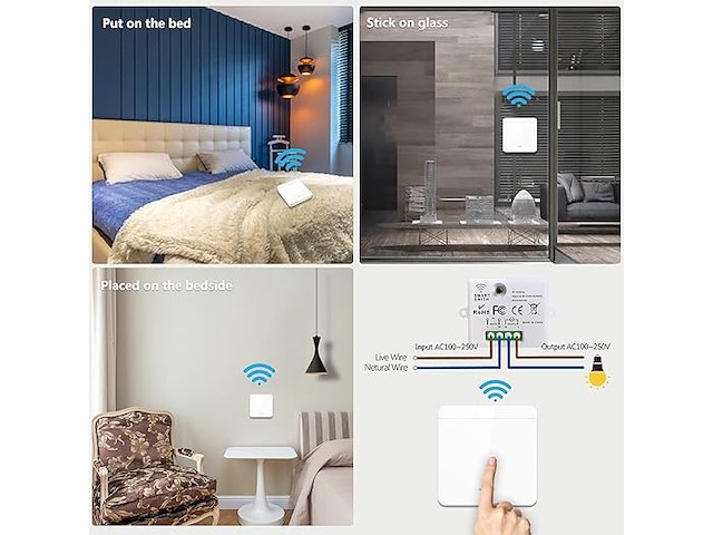 Dieserc draadloze lichtschakelaar - afbeelding 3 van  3