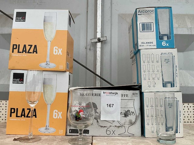Dieverze glazen (36x) - afbeelding 1 van  1