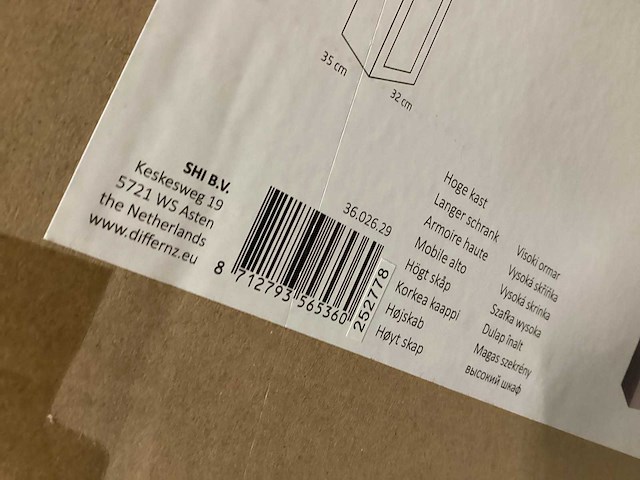 Differnz badkamerkast reno, eiken - afbeelding 5 van  5